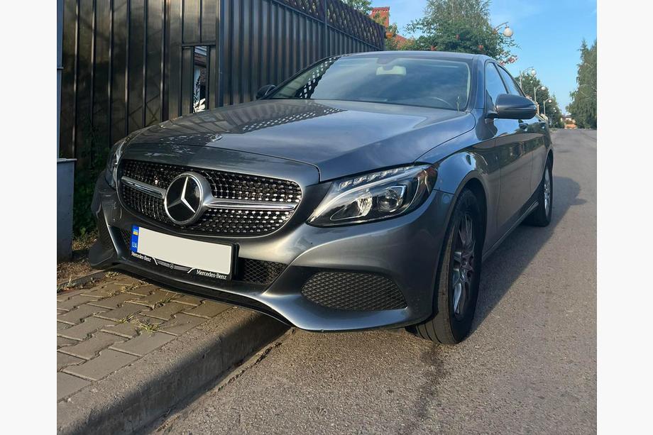 Mercedes C-class W205 2014–2021 Priekšējais režģis Diamond Silver (Avantgarde/AMG-Line/C43 AMG) 2014-2018, ar kameru Foto 5