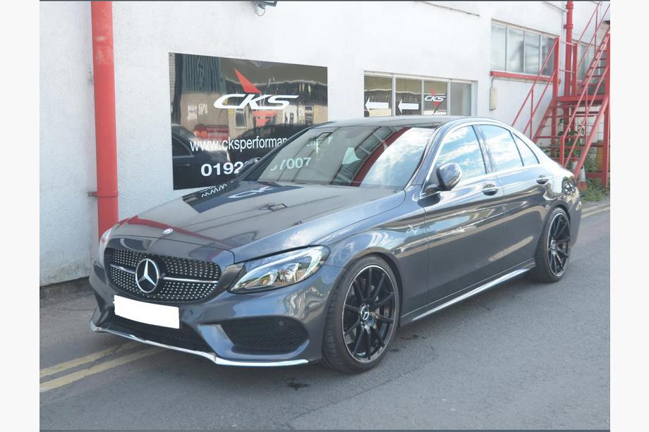 Mercedes C-class W205 2014–2021 Priekšējais režģis Diamond Silver (Avantgarde/AMG-Line/C43 AMG) 2014-2018, ar kameru Foto 18