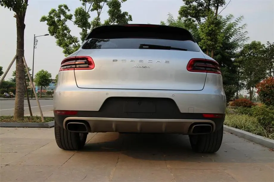 Porsche Macan 2014–2024 Priekšējā un aizmugurējā lūpas uzlikas (2 gab.) Foto 4