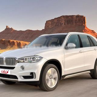 Integrētie jumta reliņi, hromēti OEM (alumīnijs, montāža ar līmi) BMW X5 F15 2013–2018 foto 1