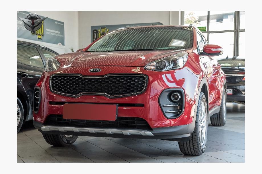 Kia Sportage 2015–2021 Priekšējā un aizmugurējā bampera lūpas uzlikas 2015-2019 V2 (plastmasa) Foto 3
