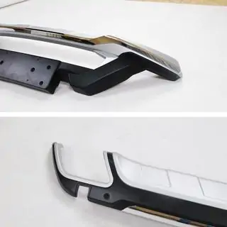 Priekšējais un aizmugurējais lūpas spoileris (2016-2018) Hyundai Santa Fe 3 2012–2018 foto 3