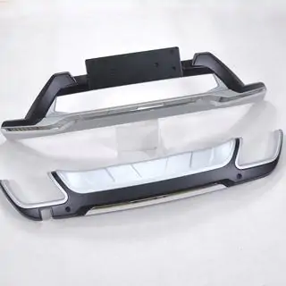 Priekšējais un aizmugurējais lūpas spoileris (2016-2018) Hyundai Santa Fe 3 2012–2018 foto 4
