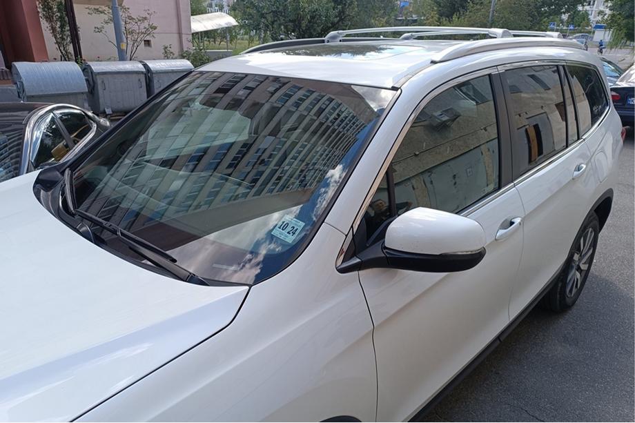 Honda Pilot 2015–2022 Oriģinālie pelēkie šķērstieņi (2 gab.) Foto 2