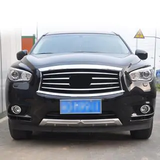 Priekšējā un aizmugurējā lūpas uzlikas (2 gab.) Infiniti QX60 2016–2021 foto 2