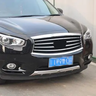 Priekšējā un aizmugurējā lūpas uzlikas (2 gab.) Infiniti QX60 2016–2021 foto 4