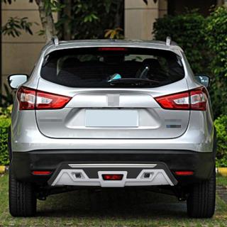 Priekšējais un aizmugurējais lūpas spoilers V3 (plastmasa) Nissan Qashqai 2014–2021 foto 4