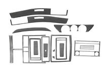 Volkswagen Polo 2001–2009 Instrumentu paneļa uzlikas (2005-2009) Alumīnijs foto 3