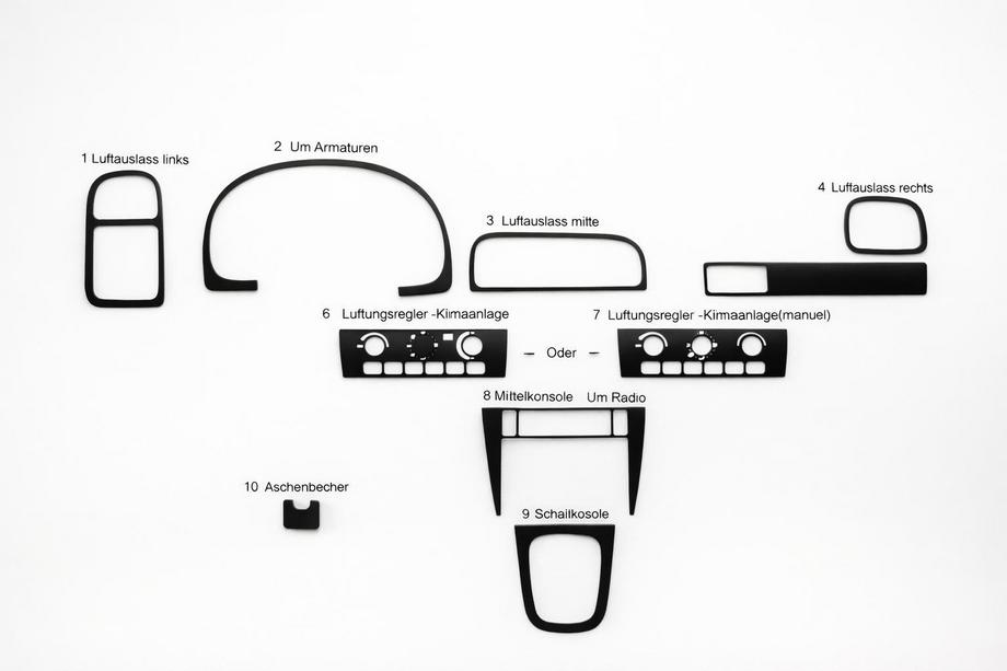 Volvo S40 1995–2004 Instrumentu paneļa uzlikas (2000-2004) Image