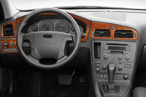 Volvo S60 2000–2009 Instrumentu paneļa uzlikas (galvenās, 2005-2009) Koks foto 1