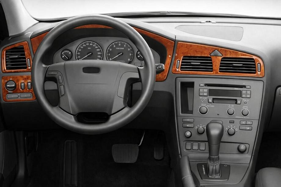 Volvo S60 2000–2009 Instrumentu paneļa uzlikas (galvenās, 2005-2009) Koks Image
