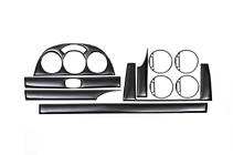 Chevrolet Lacetti 2003–2024 Instrumentu paneļa uzlikas HB/SW (Meric) Alumīnijs foto 4