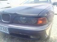 BMW 5. sērija E39 1996–2003 Lukturu uzacis (2 gab., melnas) foto 3