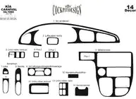 Kia Carnival 2002–2013 Paneļa uzlikas foto 2