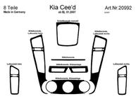 Kia Ceed 2007–2012 Paneļa uzlikas (Meric) Alumīnijs foto 5