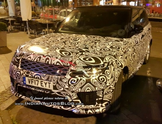 Uz Vācijas ceļiem pamanīts jaunais Range Rover Sport
