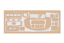 Toyota Rav 4 1996–2001 Paneļa uzlikas Alumīnijs foto 3