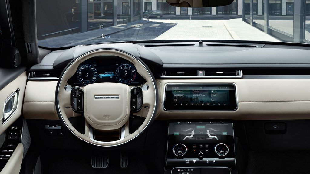 Jaunā apvidus auto Land Rover Velar apskats
