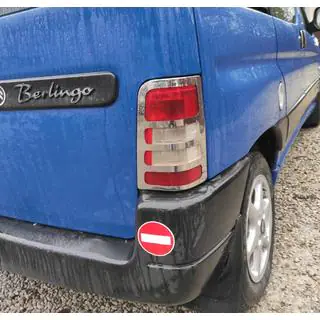 Bremžu lukturu uzlikas (2 gab., nerūsējošais tērauds) Citroen Berlingo 1996–2008 foto 4