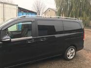 Mercedes Viano 2004–2014 Pelēki jumta reliņi Skyport (pilnmetāla) Īsā bāze (SHORT) foto 3