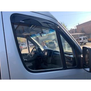 Logu vēja deflektori (2 gab., Niken) Volkswagen Crafter 2006–2016 foto 2