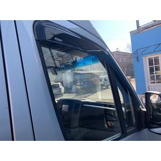 Logu vēja deflektori (2 gab., Niken) Volkswagen Crafter 2006–2016 foto 3