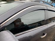 Chevrolet Captiva 2006–2019 Logu vēja deflektori ar hromētu līsti (4 gab., Niken) foto 2