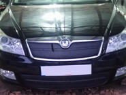 Skoda Octavia II A5 2010–2013 Ziemas pārsegs radiatora restei (augšējais) foto 3