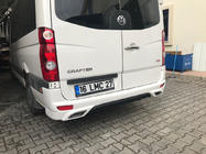 Mercedes Sprinter W906 2006–2018 Aizmugurējā bampera uzlika V2 (krāsošanai) foto 1
