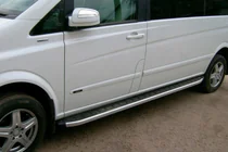 Mercedes Vito/V klase W447 2014– Sānu pakāpieni Fullmond (2 gab., alumīnijs) foto 2