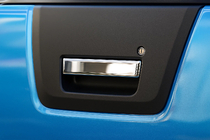 Nissan Navara 2006–2015 Bagāžnieka roktura uzlika (nerūsējošais tērauds) foto 1