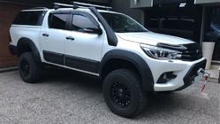 Toyota Hilux 2015– Riteņu arku paplašinātāji (2015–2020, ABS, skrūvējami) foto 8
