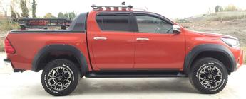 Toyota Hilux 2015– Riteņu arku paplašinātāji (2015–2020, ABS, skrūvējami) foto 12