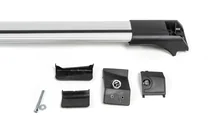 BMW X3 E83 2003–2010 Šķērssijas uz jumta reliņiem bez atslēgas Flybar V1 (2 gab.) foto 5