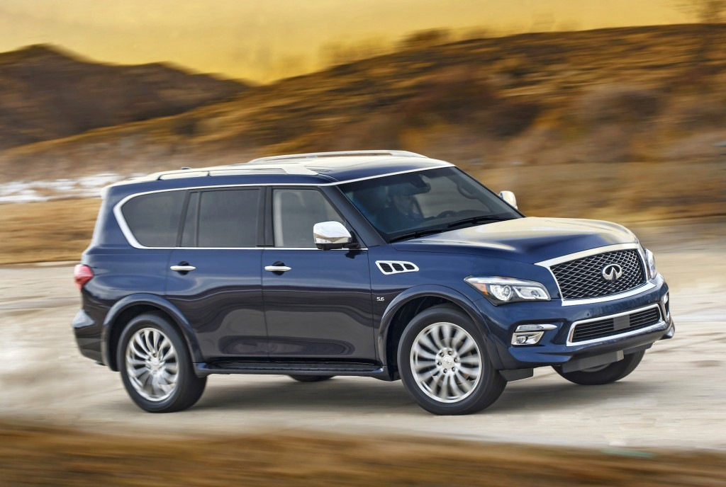 Infiniti QX80 cena un tā īpatnības