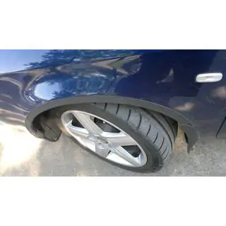 Riteņu arku uzlikas (4 gab., melnas) Audi A6 C5 1997–2001 foto 3