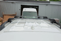 Nissan Qashqai 2007–2010 Šķērssijas uz jumta reliņiem bez atslēgas Flybar V1 (2 gab.) foto 3