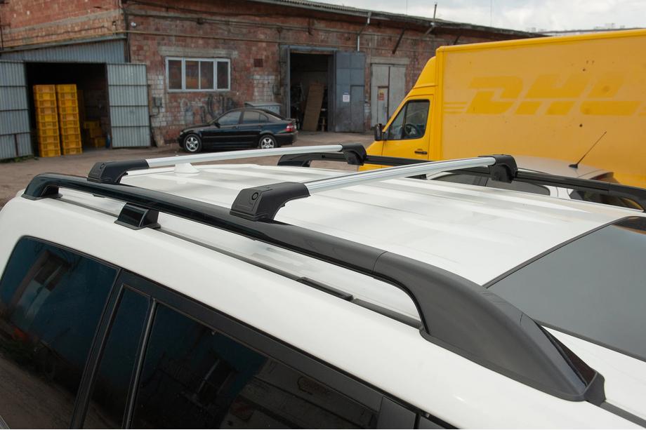 Toyota Land Cruiser Prado 150 2009–2023 Šķērssijas uz jumta reliņiem bez atslēgas Flybar V1 (2 gab.) Image