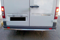 Mercedes Sprinter W901/902/903/904/905 1995–2006 Aizmugurējais aizsargloks AK002 (nerūsējošais tērauds) foto 1