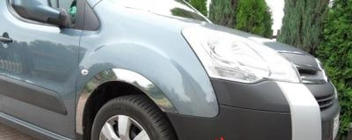 Citroen Berlingo 2008–2018 Riteņu arku uzlikas (4 gab., nerūsējošais tērauds) foto 9