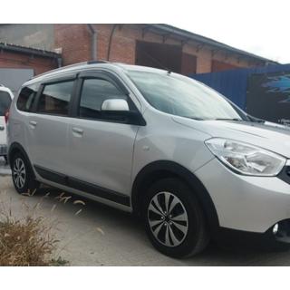 Riteņu arku uzlikas (4 gab., melnas) Renault Lodgy 2013–2022 foto 3