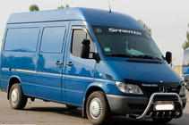 Mercedes Sprinter W901/902/903/904/905 1995–2006 Kengurins WT004 (nerūsējošais tērauds) foto 3