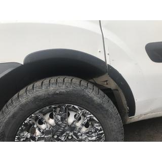 Riteņu arku uzlikas (4 gab., melnas) Fiat Doblo I 2001–2005 foto 2