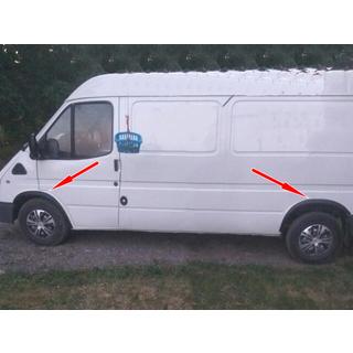 Riteņu arku uzlikas (4 gab., melnas) Ford Transit 1991–2000 foto 1