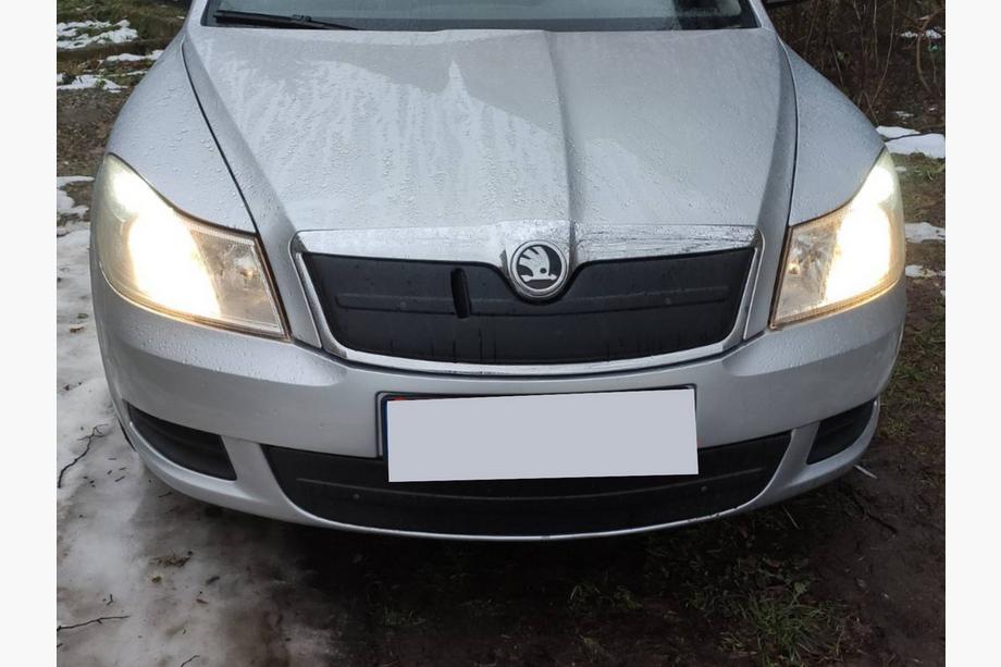 Skoda Octavia II A5 2010–2013 Ziemas pārsegs radiatora restei (apakšējais) Matēta Foto 2