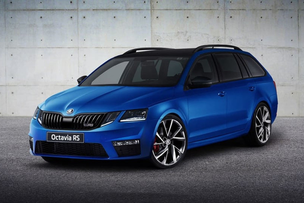 Skoda Octavia Combi RS universāla apskats