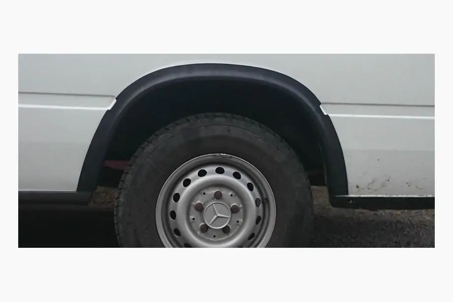 Mercedes Sprinter W901/902/903/904/905 1995–2006 Riteņu arku uzlikas (6 gab., melnas) Foto 3