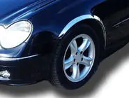 Mercedes CLK W208 1997–2002 Riteņu arku uzlikas (4 gab., nerūsējošais tērauds) foto 9