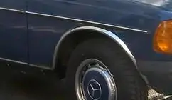 Mercedes W123 1975–1986 Riteņu arku uzlikas (4 gab., nerūsējošais tērauds) foto 4