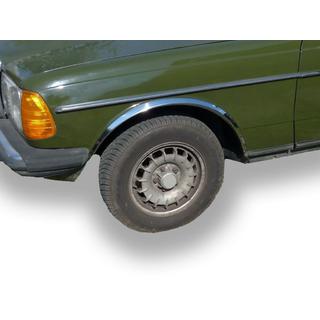 Riteņu arku uzlikas (4 gab., nerūsējošais tērauds) Mercedes W123 1975–1986 foto 1